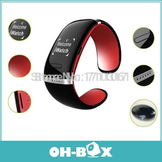 New Bluetooth Smart Bracelet for Cell Phone Synchronizing Caller ID SMS Music Wearable Electronic Device with