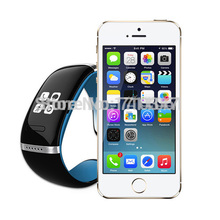 New Bluetooth Smart Bracelet for Cell Phone Synchronizing Caller ID SMS Music Wearable Electronic Device with