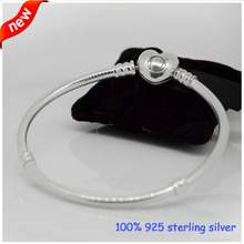 Compatible with Pandora Jewelry Signature of love Silver Bracelet  New100% 925 Sterling Silver Bracelets DIY Jewelry Wholesale
