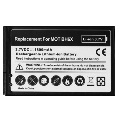Mobile Phone BH6X Battery for Motorola MB860 ME722
