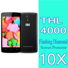 Mobile Phone THL 4000 Diamond Screen Film,Diamond Flashing LCD Screen Protector Protective Guard Cover Film For THL 4000