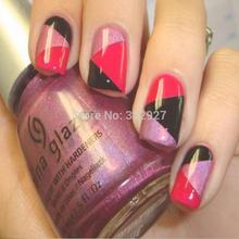 Beauty Health French nail stickers 3D Design Tip Nail Art nail sticker Drop Shipping