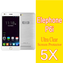 5pcs Free Shipping Cell phone Elephone P6i Clear lcd Film Ultra Clear LCD Screen Protector For