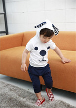 Children s carters baby clothing 2015 new summer fashion boys girls clothing sets t shirt and