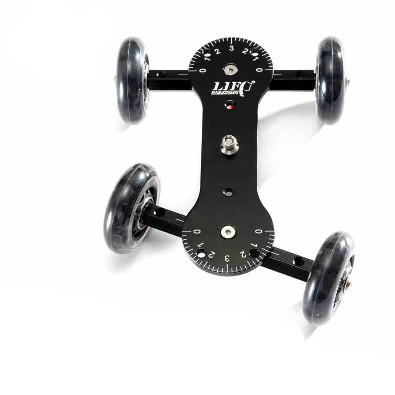 adjustable turn Skater wheel Camera Truck with Mini ball Camera Photo Studio Accessories Dolly for camera