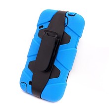 New Silicone Soft Case blue and black Anti knock Dirt resistant High safety phone Back Cover