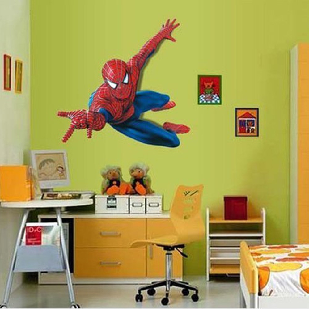 Детская комната в стиле человек паук