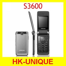 Original Samsung phone S3600 Flip Cheap Mobile phones GSM FM Bluetooth Unlocked One Year Warranty refurbished free shipping