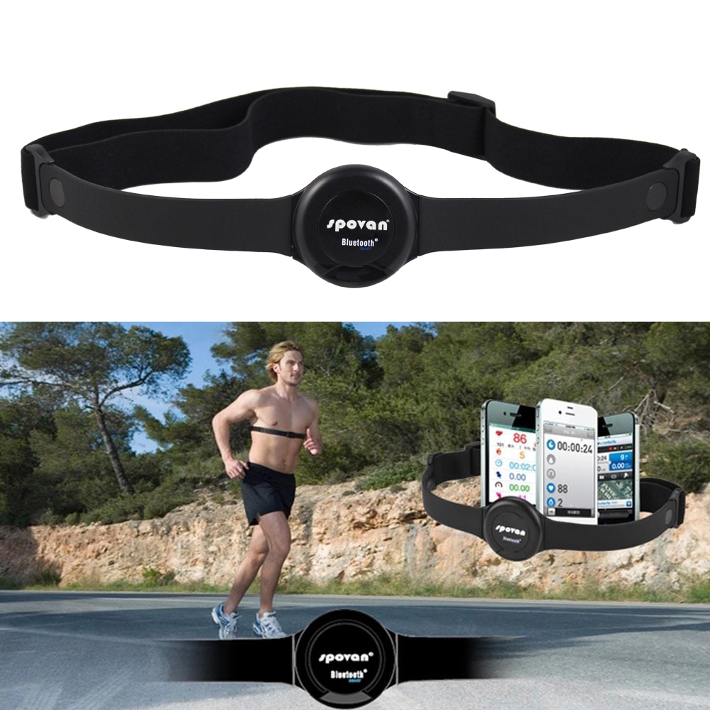 Spovan Wireless HeartRate Monitor Chest Belt Strap for iPhone4s 5 5s 5c 6 6 plus itouch5