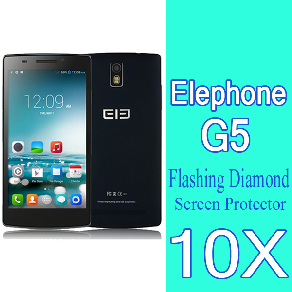 Hot Sale 10X New Original 5 5 cellphone Quad Core Elephone G5 LCD Display Screen Protector
