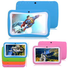 7 Inch Dual core Children Tablet Android 4 4 RK3026 Cortex A9 512MB 4GB Dual Camera