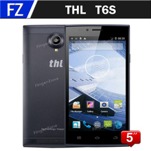 Spain Warehouse THL T6S T6 Pro 5″ JDI MTK6582 Quad Core Android 4.4.2 3G WCDMA Cell Mobile Phones 8MP Cam 1GB + 8GB