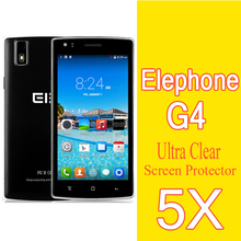 Elephone G4 Screen Protector,5PCS Clear Glossy Transparent Anti scratch LCD Protective Film For Elephone G4 clear screen film