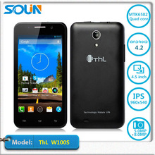 ThL W100S phone With MTK6582 Android 4 2 Quad Core 1 3GHz 1GB 4GB 4 5