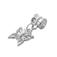 Free Shipping European Silver Butterfly Beads Alloy Bead Charm Fit Women Pandora Bracelets & Bangles Jewelry B19