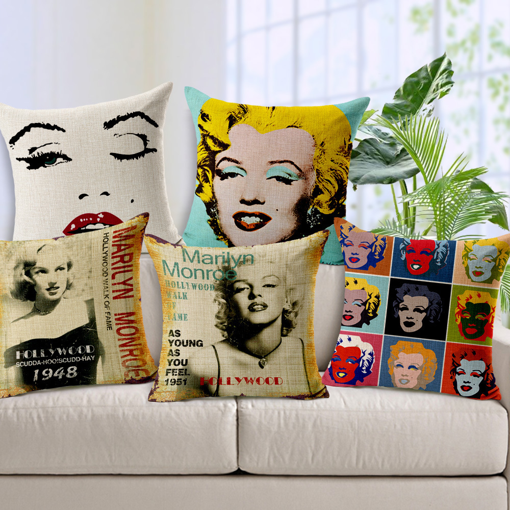 Home Decor Cushions 18 decorative throw pillow covers stylish statement for sofa decor seat cushions Marylin Monroe Pillow Cover Retro Star Marilyn Monroe Ikea Throw Small Pillow Cushion Cover Pillowcase Wholesale Home Decor Cushions material signature cotton name cushion covers size 4545cm color as the picture shown package opp bag sales wholesaleretailfree shipping use home Marylin Monroe Pillow Cover Retro Star Marilyn Monroe Ikea Throw Small Pillow Cushion Cover Pillowcase Wholesale