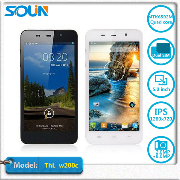 THL W200C 5 0 HD screen 1280 720 MTK6592 Octa Core 1G 8G Android 4 4