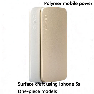 Creative ultra thin polymer safety portable mobile power aluminum alloy shell of the genus Bao 2A