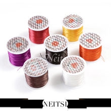 Neitsi 1pc Stretchy Jewelry Elastic Treads line Crystal line for Hair Extension Hair Tools Accessories 7Colors