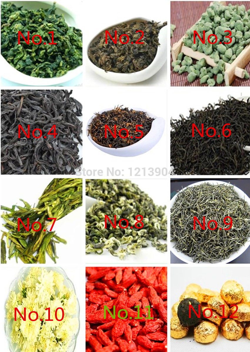 24 bags Organic Chinese Tea Different flavors Tea Jinjunmei Dahongpao Lapsang souchong Black Tea Oolong Tea