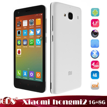 Original Xiaomi Redmi 2 Red Rice 4G LTE Dual SIM MSM8916 Quad Core 4 7 HD