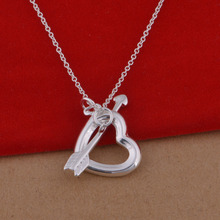 Arrow -925 sterling silver necklace Korean version of the popular Cupid necklace jewelry wholesale trade large spot