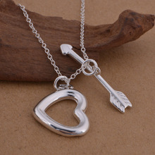 Arrow 925 sterling silver necklace Korean version of the popular Cupid necklace jewelry wholesale trade large