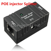 Top Quality 10M 100Mbp Passive POE Power Over Ethernet RJ 45 Injector Splitter Wall Mount Adapter