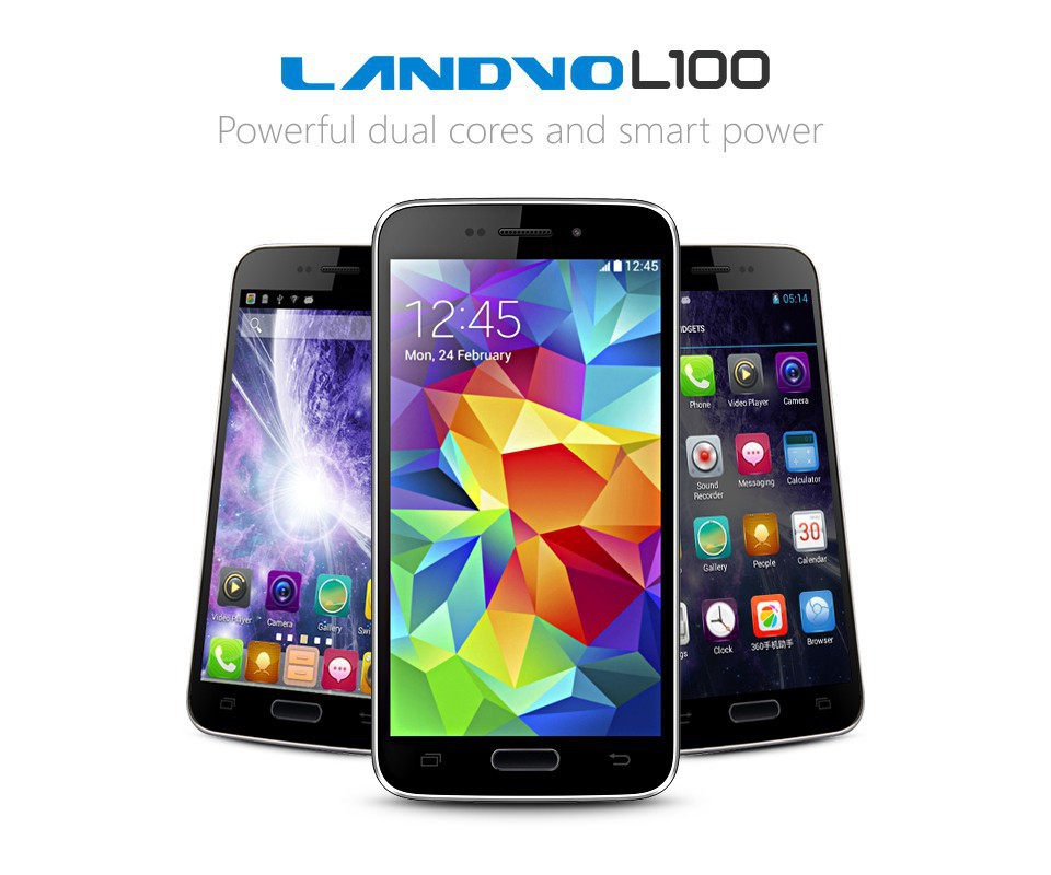 HTM Landvo L100 Smart mobile Phone MTK6572 Android 4 2 512MB 4GB 3G 8MP Camera Dual