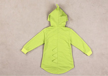 Children Clothing Hoodies tshirt2015New Dinosaur Hoodies Jackets Boy Giris Jacket Outerwear Baby Sweaters Spring Autumn Clothes