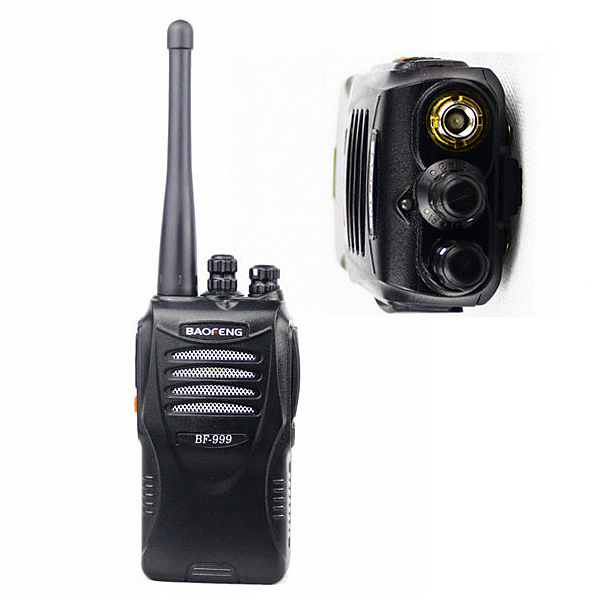Portable Walkie Talkie Baofeng BF 999 UHF 400 470MHz Two Way Pofung Radio Comunicador Interphone Intercom