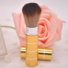 Retractable Dome Blush Brush Aluminum Eyeshadow Brushes Make up Accessories Cosmetic Makeup Tools Women Girls Y55