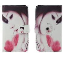 TopSell 16 Models Case for LG L Prime D337 360 Rotation Cartoon Painted Flip Phone Cases