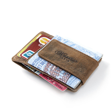 Free shipping hot sell Men Genuine Leather Wallet Business Casual Credit Card ID Holder with Strong