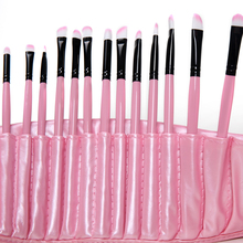 2015 Hot Professional Cosmetc 32 Pcs Makeup Brushes Set Tools Pink Hand White Hair Women Face