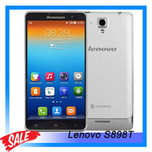 Original Lenovo S898T MTK6592 Quad Core 1.4GHz Smart Phone 5.3” 1280x720p Screen Android 4.2 RAM 1GB ROM 8GB 13MP Camera GSM