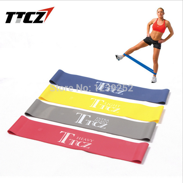 10lot 4pcslot 4levelstension Resistance Bands Exercise Loop Crossfit Strength Weight Training