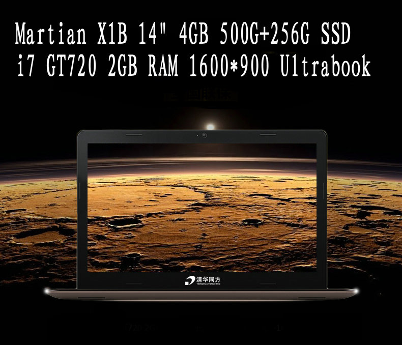 Martian X1B 14 4GB 500G 256G SSD i7 GT720 2GB RAM 1600 900 Ultrabook Notebook Computer