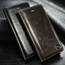 2015 New arrival R64 Leather Luxury Wallet Case For iPhone 6 with Unique Magnet Function