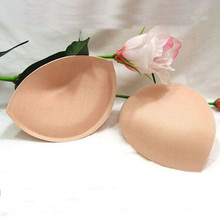 New 1 Pair 2pcs Push Up Sponge Inserts Bra Pads Suitable for Swimsuit Underwear Bikini Free
