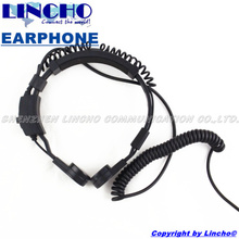 walkie talkie radio microphone heavy duty PTT neck throat mic headset radio tactical headset