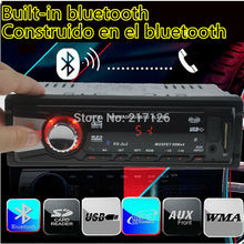 2015 1 DIN 12 В стерео FM радио MP3 Bluetooth аудио плеер со встроенным Bluetooth телефон W / USB / SD MMC порт автомобильная электроника в тире