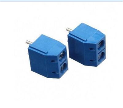 2015 New House Keeping 10pcs KF301 2P 5 08mm Blue Connector Terminals Blue Screw Terminal Connector