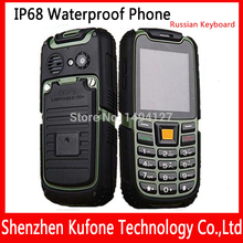 Kufone S6 Long standby GSM Senior old man outdoor IP68 Rugged Waterproof phone Russian Keyboard Dual sim