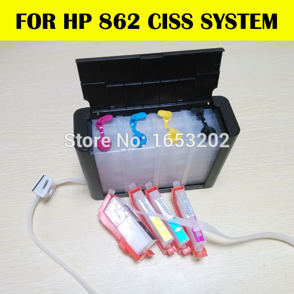 862 Continuous Ink for hp ciss for hp862 printer 5510 6510 B110A B210A with chip