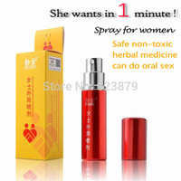 Free shipping female climax sex spray adult sex products herbal medicine safe women spray 1 minute