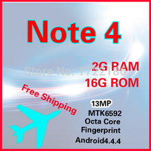 MTK6592 Note4 phone RAM 2GB 16G ROM 1.7GHz N910F N9100 Android Phone 5.7″ 1920*1080 IPS 13MP Octa Core Note 4 mobile phone