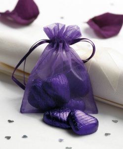 Wholesale Organza Bag 9 x12cm Wedding Jewelry Packaging Pouches Nice Gift Bags purple 100 PCS lot