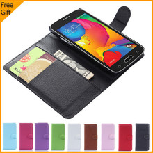 Luxury Wallet PU Leather Flip Cover Phone Case For Samsung Galaxy Core LTE SM G386F 4G