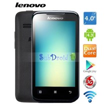 Russian Spanish Lenovo A316 4 MTK6572 Dual Core Android 2 3 3G Mobile Phone 2MP CAM